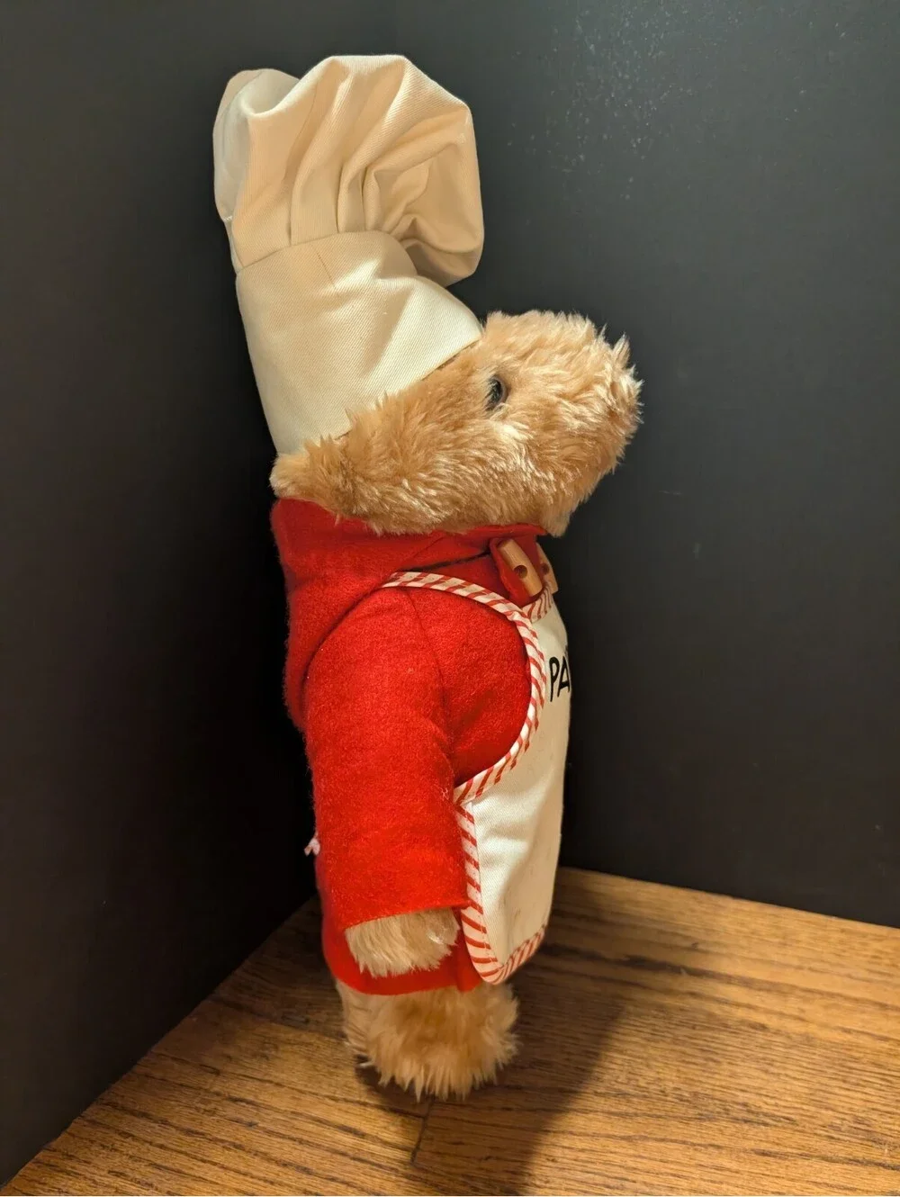 Vintage 1972 Paddington Bear Chef Plush Collectible 16